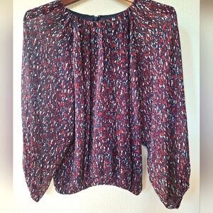 Joie Womens Brisei's Blouse 100% Silk Long Sleeve Size S